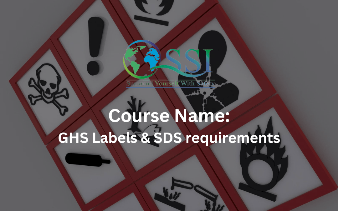 GHS Labels & SDS requirements